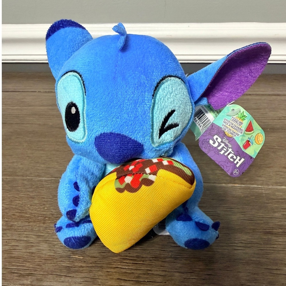 Disney Stitch Feed Me Series Taco Plush Stuffed Animal Toy